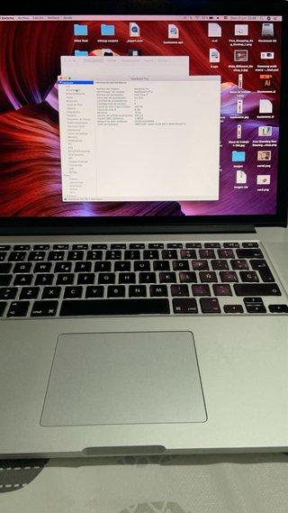 MacBook Pro i7, 2,2 GHz ,16GB RAM 1536MB Gráfica