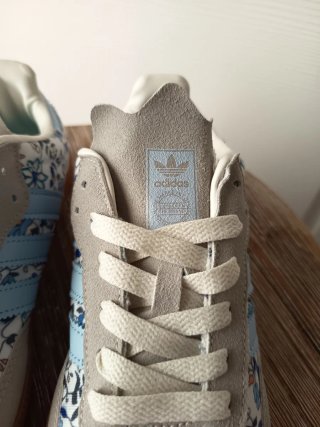 Zapatillas Adidas Estampado Floral Gris Azul