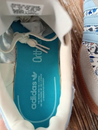 Zapatillas Adidas Estampado Floral Gris Azul