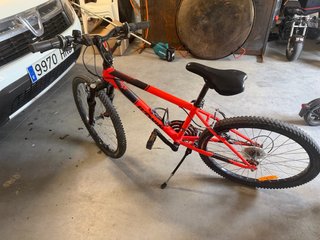 Bicicleta Decathlon 24 arancione