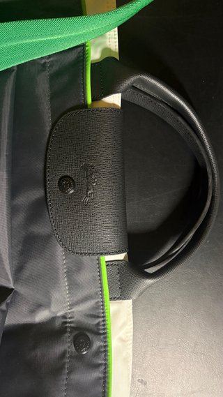 Longchamp Le Pliage Bolsa Gris/Verde