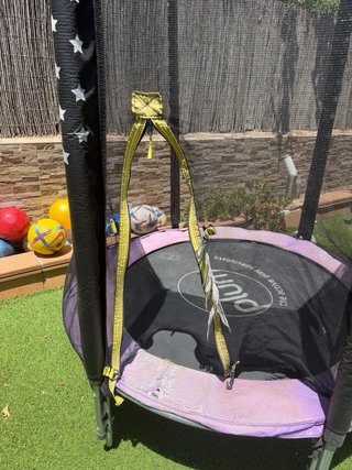 Cama elástica infantil Plum con red de seguridad