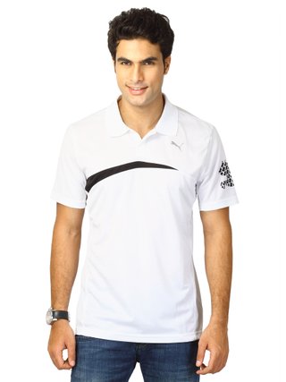 Polo Puma Bianco Uomo