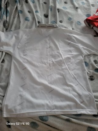 Camiseta de fútbol Kelme blanca