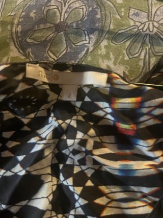 Blusa sin mangas estampada