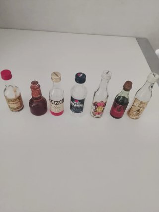 7 Botellitas Miniatura Colección