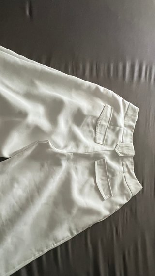 Pantalón Palazzo Tiro Alto Blanco