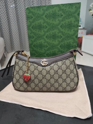 Borsa Gucci donna beige e marrone