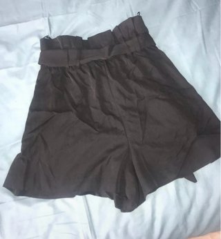 Bermudas talle alto marrones