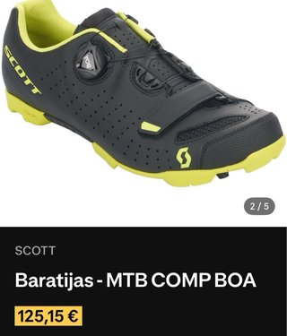 Zapatillas Scott Ciclismo MTB Talla 41