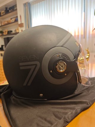 Casco Jet SMK Eldorado Talla L Gris. Seven
