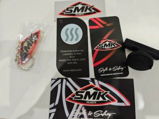 Casco Jet SMK Eldorado Talla L Gris. Seven