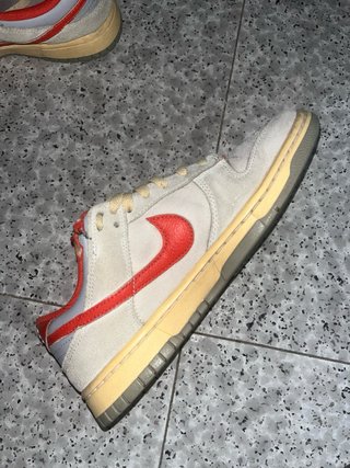 Nike Dunk Low Rojo Blanco