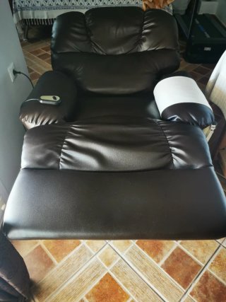 Sillón de Relax Marrón Piel Sintética