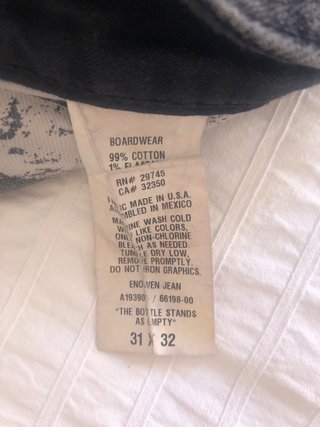 Volcom pantalón vaquero color negro