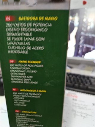 Batidora de mano Pritech KC-095 NUEVA