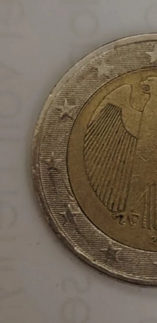 2 Euro Belgio 2004 Errore Eccesso Metallo