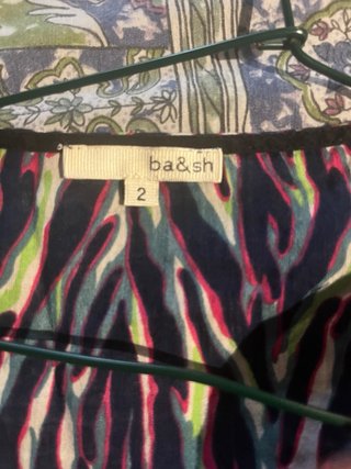 Blusa BA&SH cremallera pecho multicolor