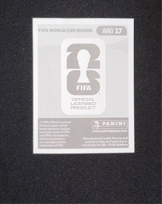 Cromo Lionel Messi Mundial 2026 Panini