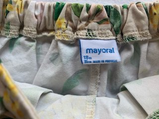 Conjunto de camiseta y shorts Mayoral 18 meses