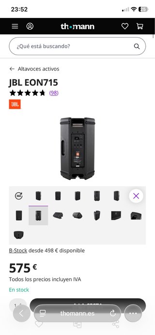 Altavoz JBL EON715 Activo