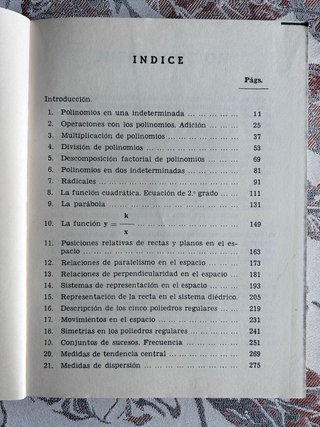 Matemáticas. 4º Curso
