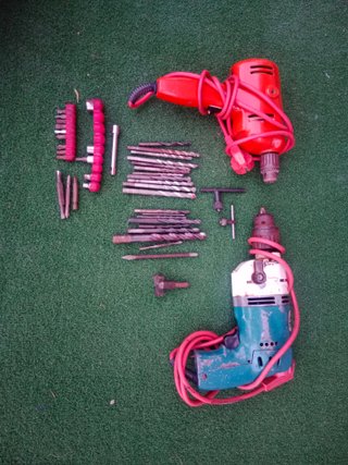 Lote 2 Taladros y Accesorios