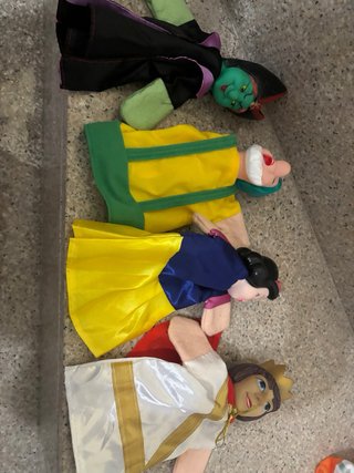 Marionetas Blancanieves y personajes