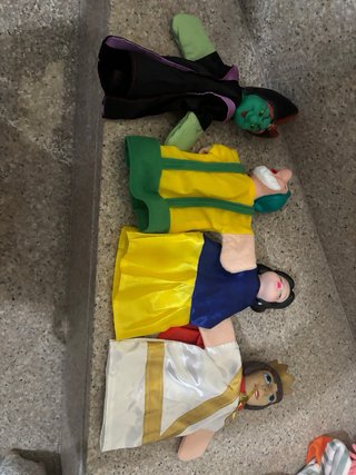 Marionetas Blancanieves y personajes
