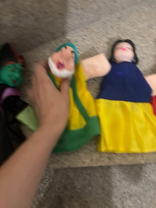 Marionetas Blancanieves y personajes