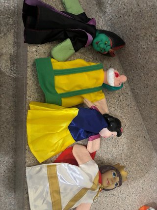 Marionetas Blancanieves y personajes