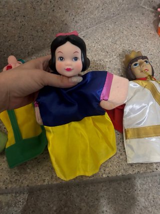 Marionetas Blancanieves y personajes