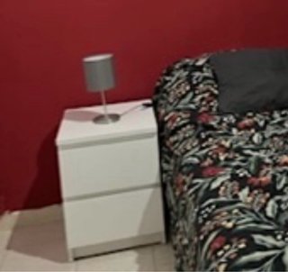 Mesita de noche Ikea blanca