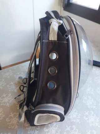 Mochila transportín para mascotas gato o perro