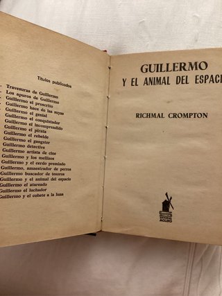 Guillermo y el animal del espacio R.Crompton 2002