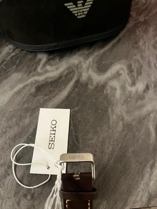 Reloj Seiko Automático GMT Marrón