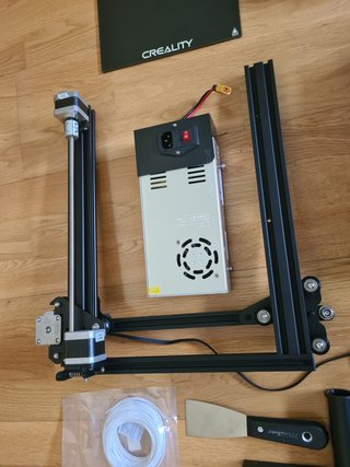 Stampante 3D Creality Ender + Letto in Vetro Temperato