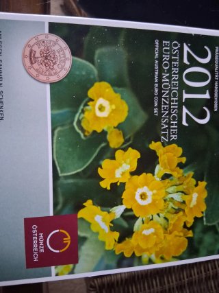 Portafogli di euro Austria 2012