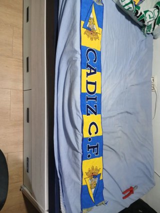 Bufanda Cadiz CF Azul y Amarilla