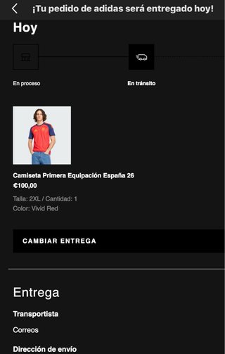 Camiseta España Mundial 2026 Adidas
