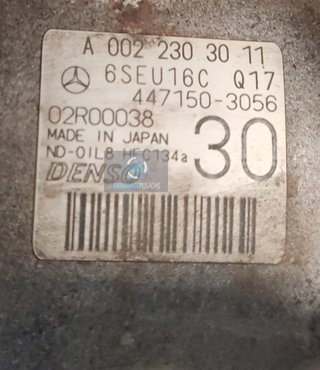 COMPRESOR AIRE ACONDICIONADO Mercedes-Benz C Berlina (BM 204)(01.2007->)