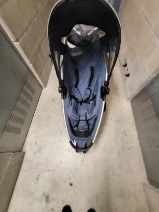 Silla de paseo azul