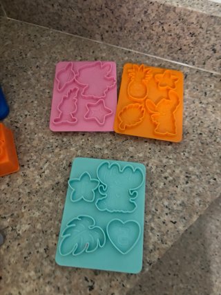 Set de plastilina con moldes y accesorios