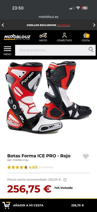 Botas Forma ICE PRO T.39