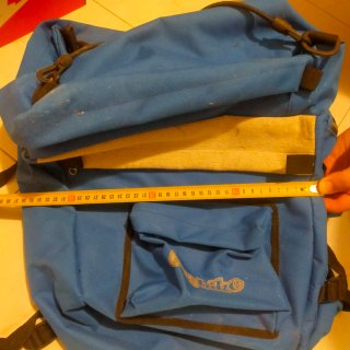 Alforjas para bicicleta azul