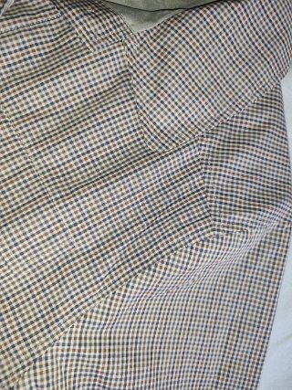 Chubasquero cuadros unisex beige/marrón
