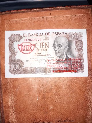 Billete 5000 Pesetas Banco de España 1979