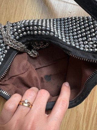 Bolso Negro con Cristales