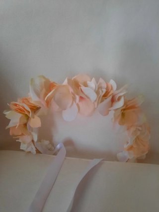 Conjunto vestido, chaquetita y tocado 94 cm