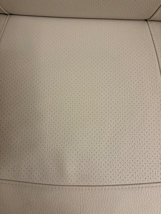 Silla de oficina Ikea beige cuero sintético
